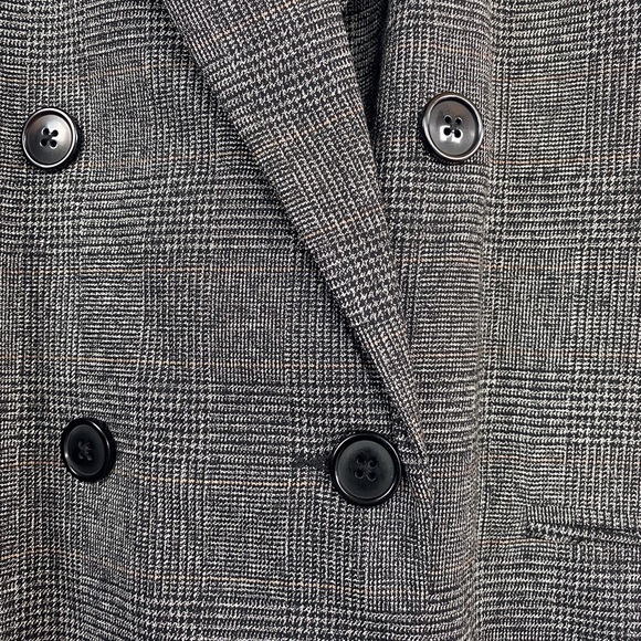 5/$50 🌷🌼🌿 GARAGE Oversized Plaid Blazer Size S - Picture 4 of 5